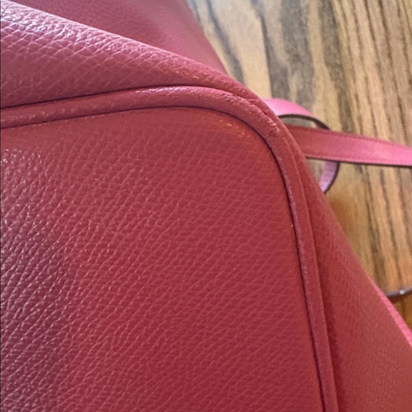 Coach fuchsia pink calf skin leather two way tote - Picture 10 of 16